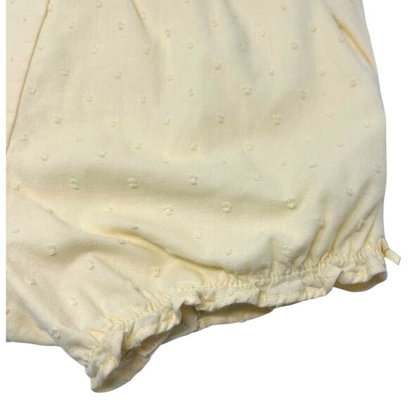 Baby Girls - Vintage Romper with Ruffled Sleeves & Layered Top - 6-12 Month - Picture 6 of 7